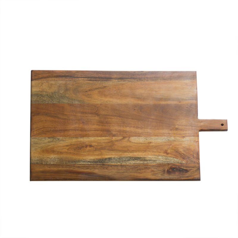 Zawar India, Large Solid Wood Cutting Board/Chopping Board with Mango Wood Inserts Modern Style(Acacia Wood) - Image 2