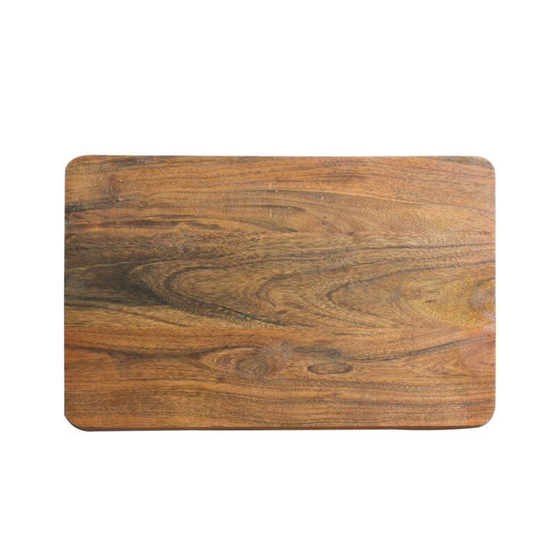 Rectangular Solid Wood Chopping Board with Juice Groove - Image 2