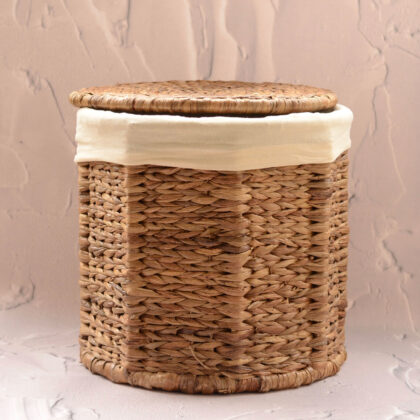 water hyacinth laundry basket